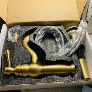 Bathroom Vanity Faucet GGStudy Single Handle One Hole Bathroom Sink Faucet Basin